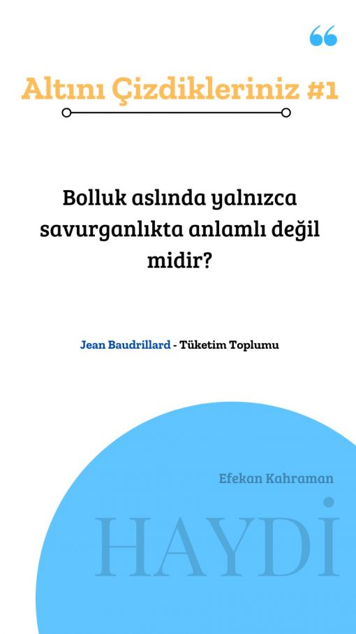 altını çizdiklerin 1