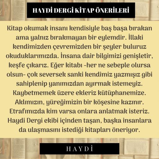 kitap önerileri